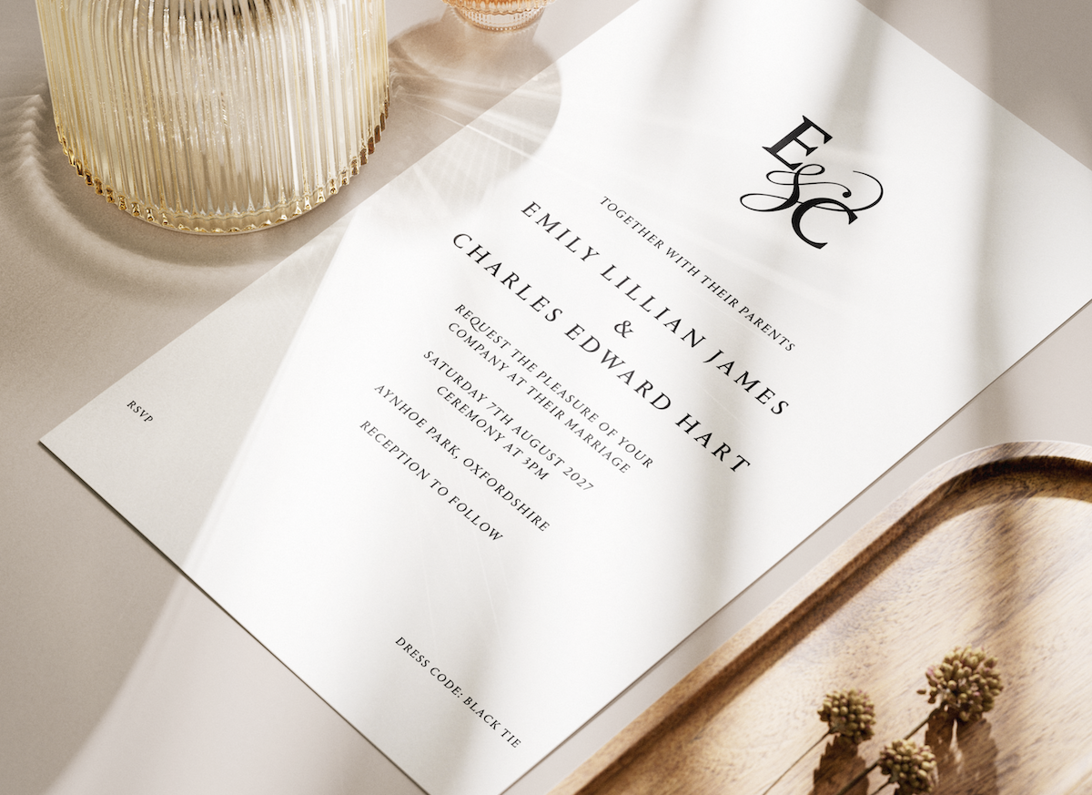 Wedding stationery image 5